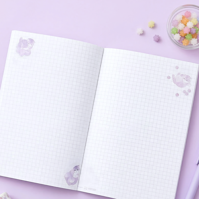 Mofusand Candy Jar A5 Notebook - Limited Spring Edition