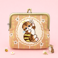 Mofusand Kiss-Lock Purse - Beige