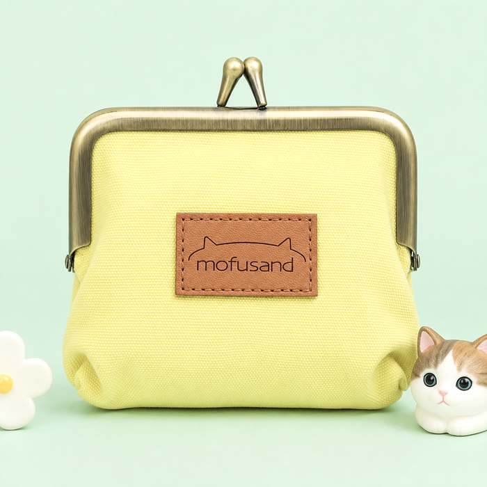 Mofusand Kiss-Lock Purse - Mint