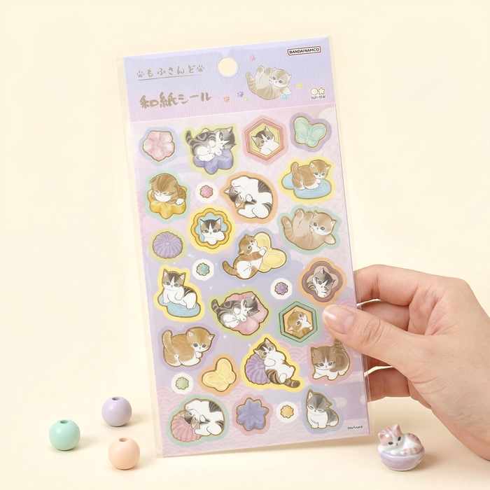 Mofusand Sakura Cloud Stickers - Limited Spring Edition