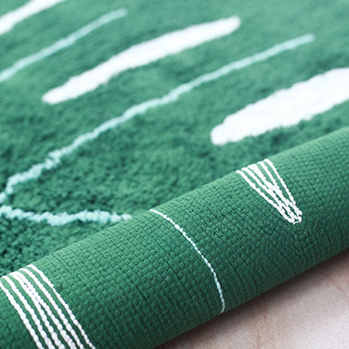 Monstera Leaf Rug - Cozy Nursery