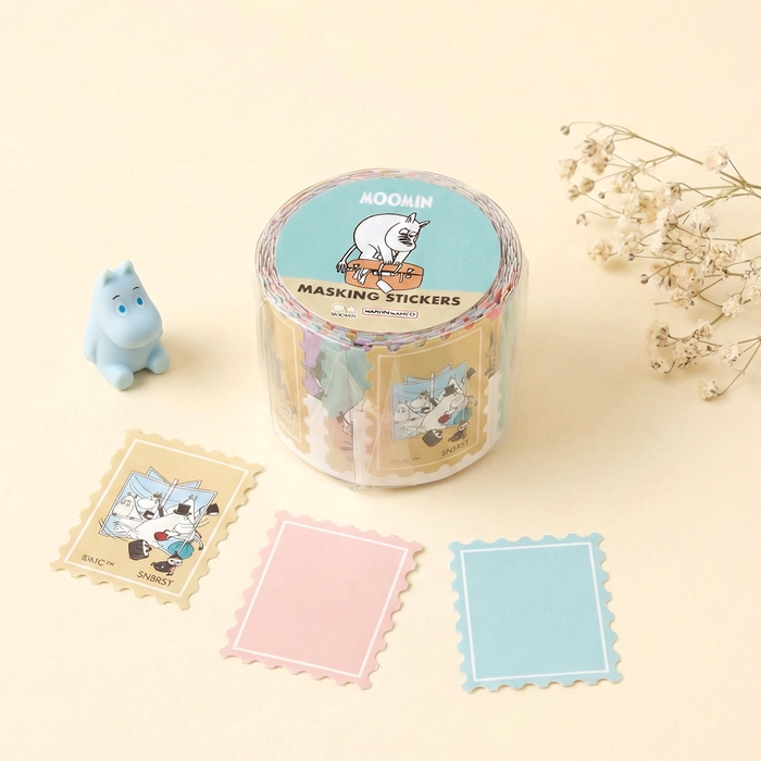 Moomin Washi Sticker Roll - Blue