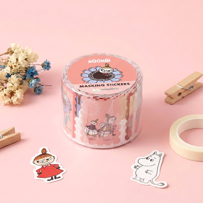 Moomin Washi Sticker Roll - Pink