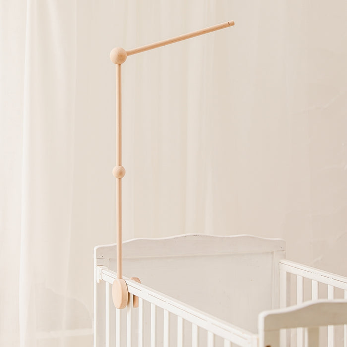Moon Crib Mobile & Wooden Arm - Cozy Nursery