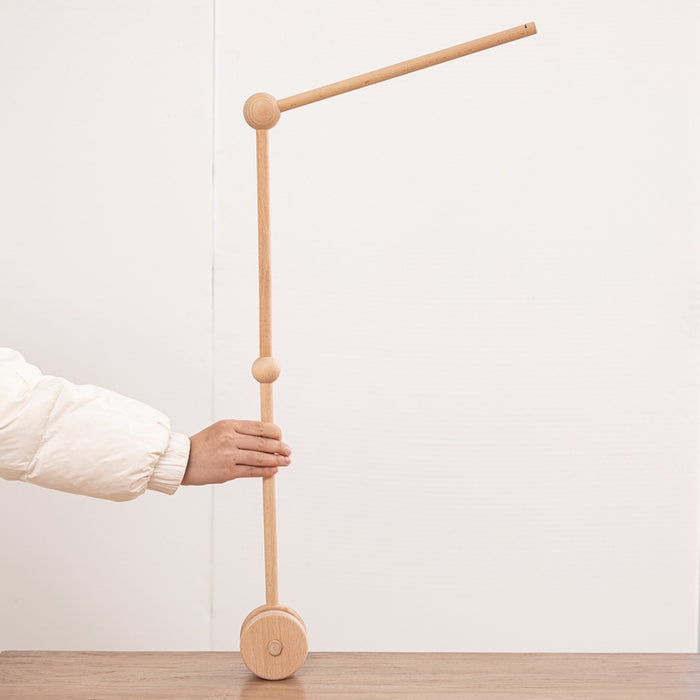 Moon Crib Mobile & Wooden Arm - Cozy Nursery