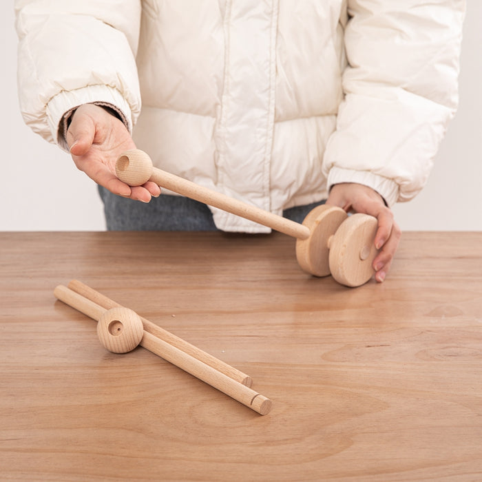 Moon Crib Mobile & Wooden Arm - Cozy Nursery