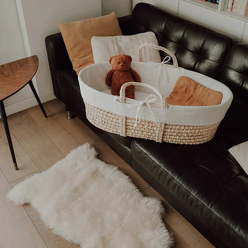 Moses Basket Cover - Cozy Nursery