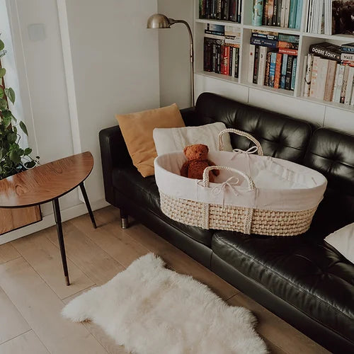 Moses Basket Cover - Cozy Nursery