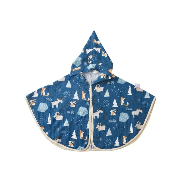 Muslin Baby Hooded Beach Towel
