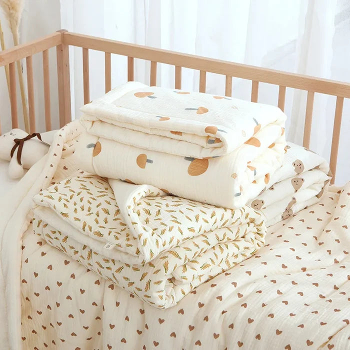 Muslin Cot Baby Duvet Comforter - Cozy Nursery