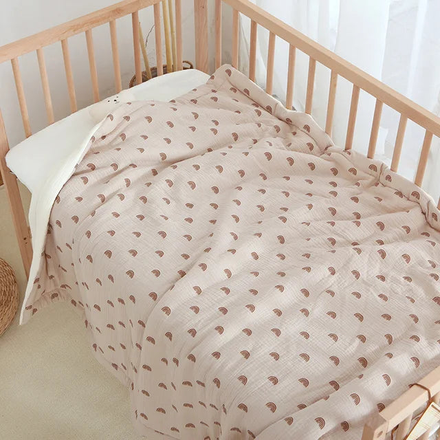 Muslin Cot Baby Duvet Comforter - Cozy Nursery