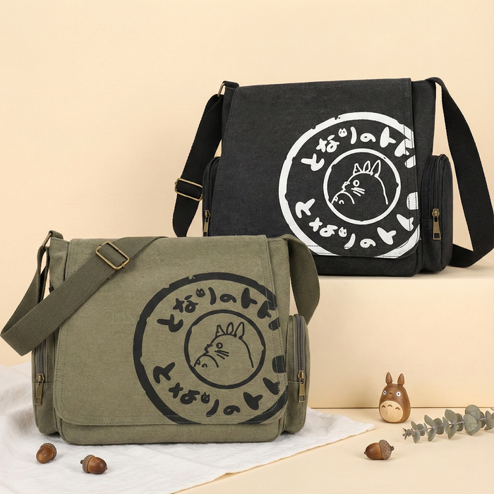 My Neighbor Totoro Canvas Messenger Bag