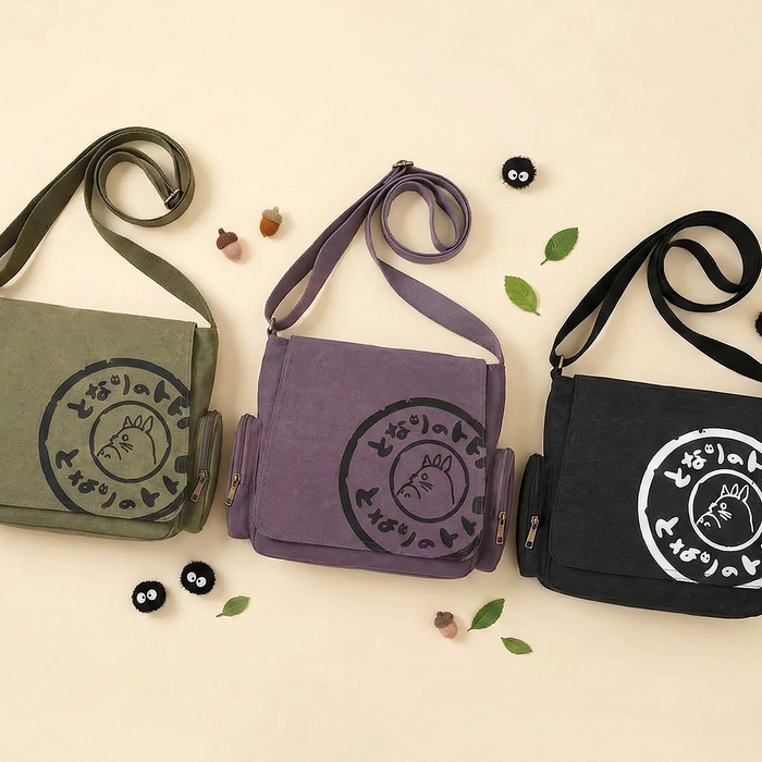 My Neighbor Totoro Canvas Messenger Bag