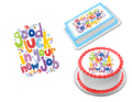 New Job Edible Image Frosting Sheet #1 (70+ sizes)