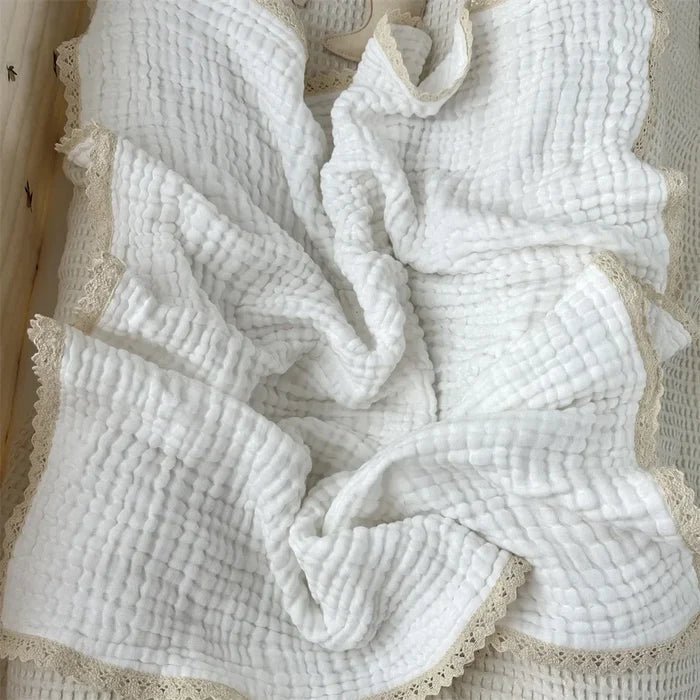 Newborn 6 Layer Gauze Muslin Swaddle - Cozy Nursery