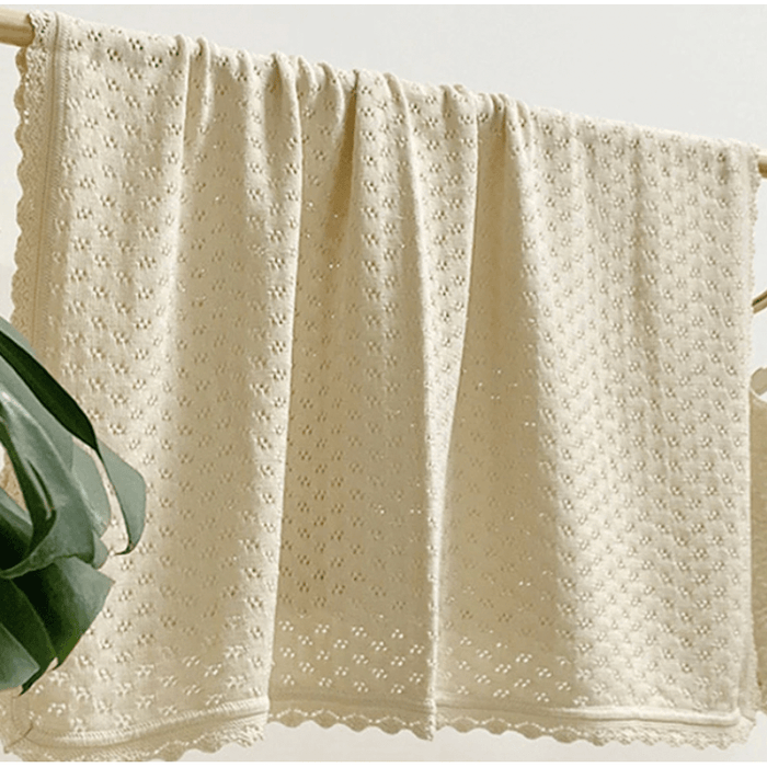 Newborn Baby Knitted Blanket - Cozy Nursery
