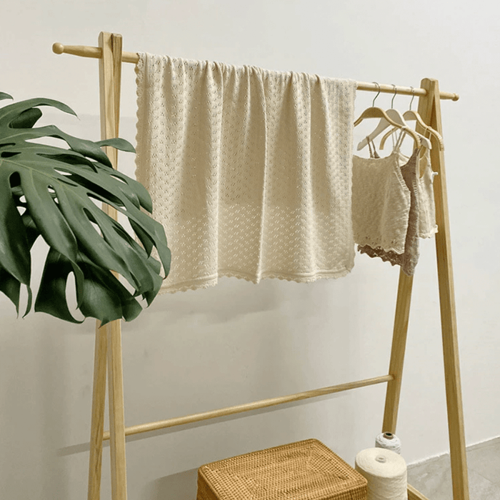 Newborn Baby Knitted Blanket - Cozy Nursery