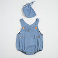 Newborn Denim Romper - Cozy Nursery