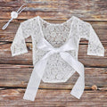 Newborn lace romper & hair band set - Cozy Nursery