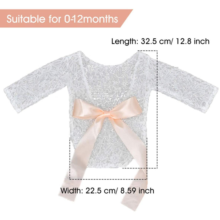 Newborn lace romper & hair band set - Cozy Nursery