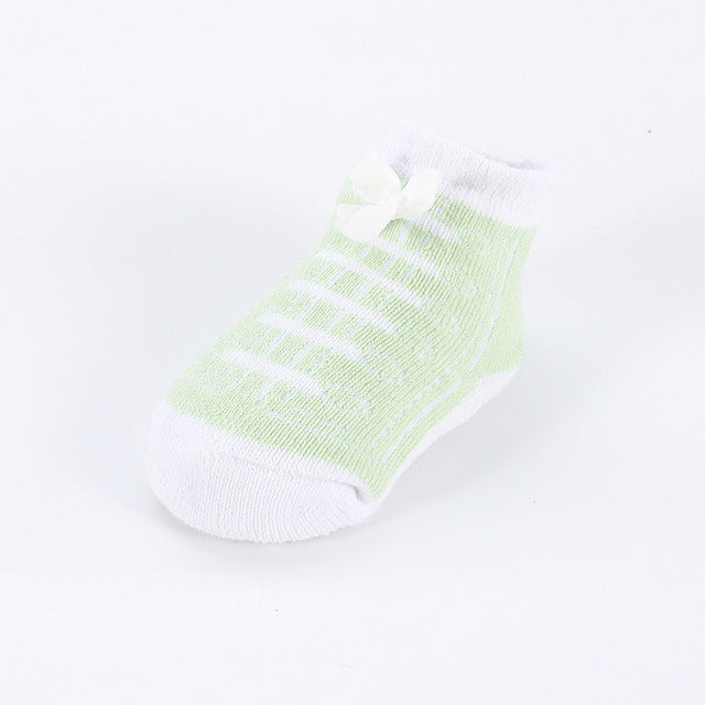 Newborn Shoe Socks - Cozy Nursery