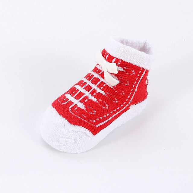 Newborn Shoe Socks - Cozy Nursery