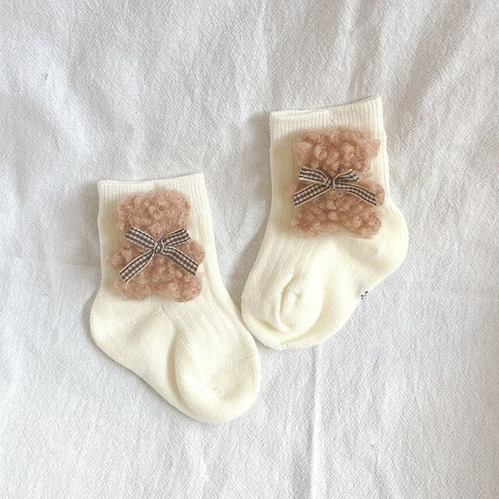 Newborn Soft Bear socks