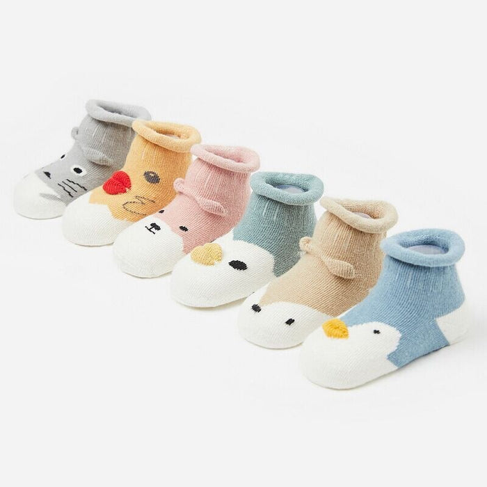 Newborn3D Cartoon Animal Socks