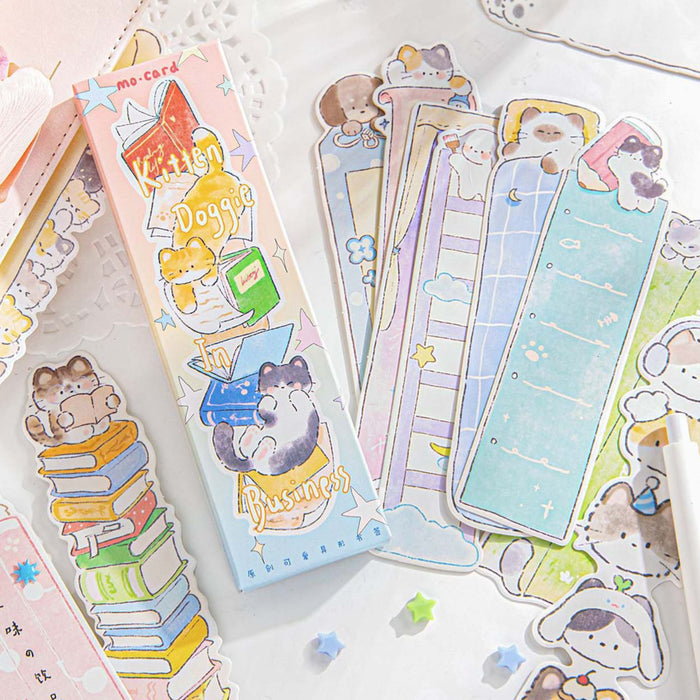 Paws & Pages Bookmarks - Set of 30