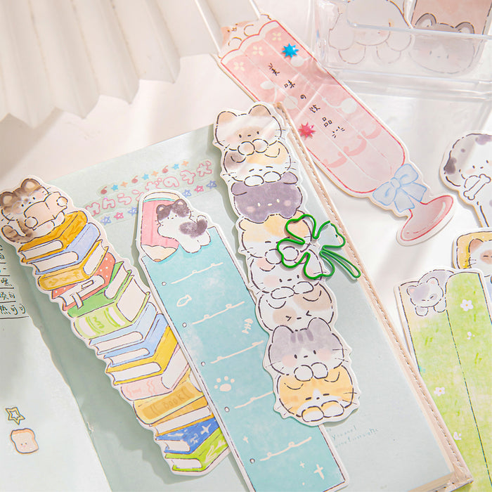 Paws & Pages Bookmarks - Set of 30
