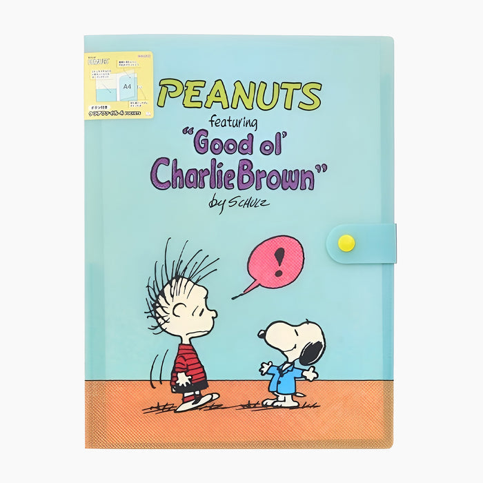 Peanuts Snoopy A4 Folder - Blue