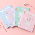 Peanuts Snoopy B5 Binder Notebook + Snoopy Inserts + Stickers - Limited Pastel Snoopy Edition