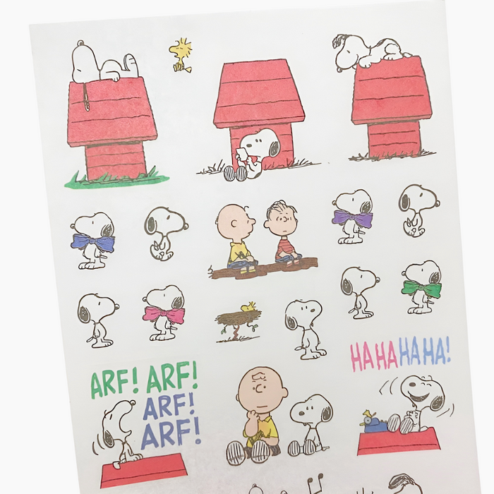 Peanuts Snoopy Masking Stickers