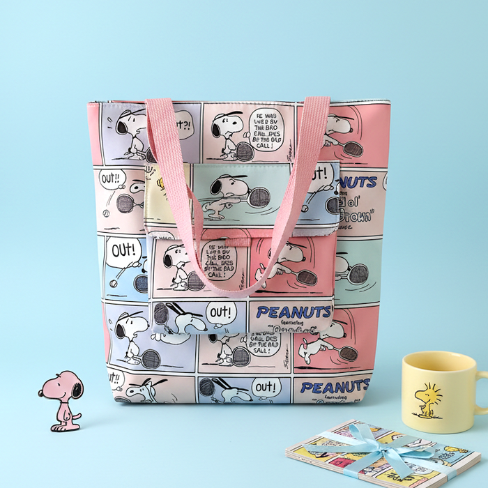Peanuts Snoopy Tote Bag - Let's Play Together