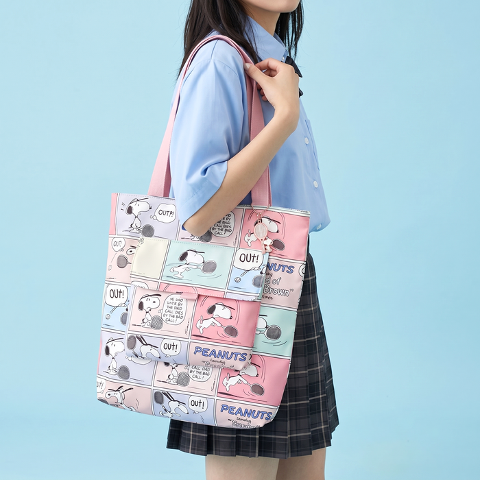 Peanuts Snoopy Tote Bag - Let's Play Together