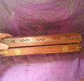 PENTACLE COFFIN BOX INCENSE BURNER