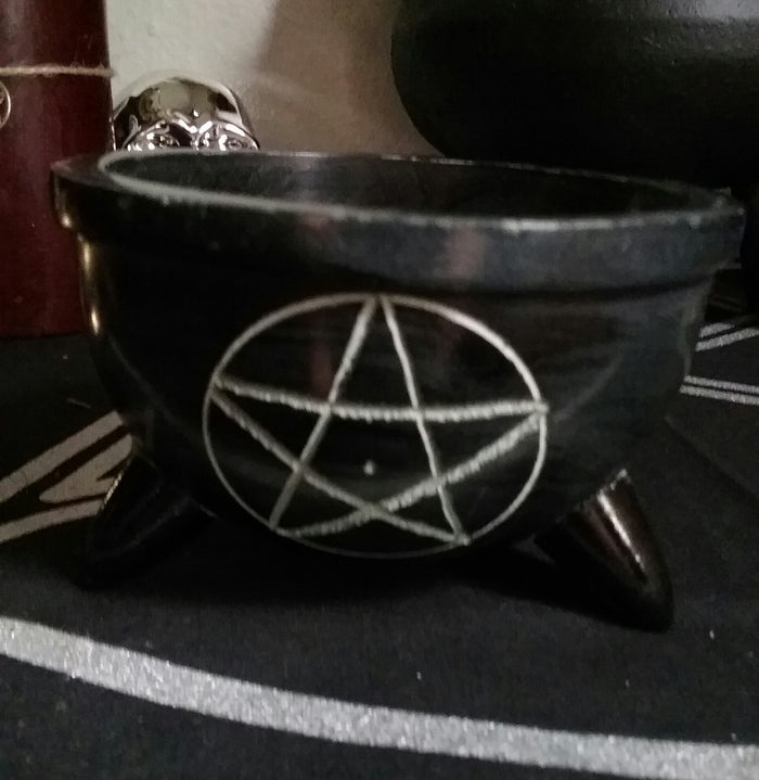 PENTACLE STONE SMUDGE POT