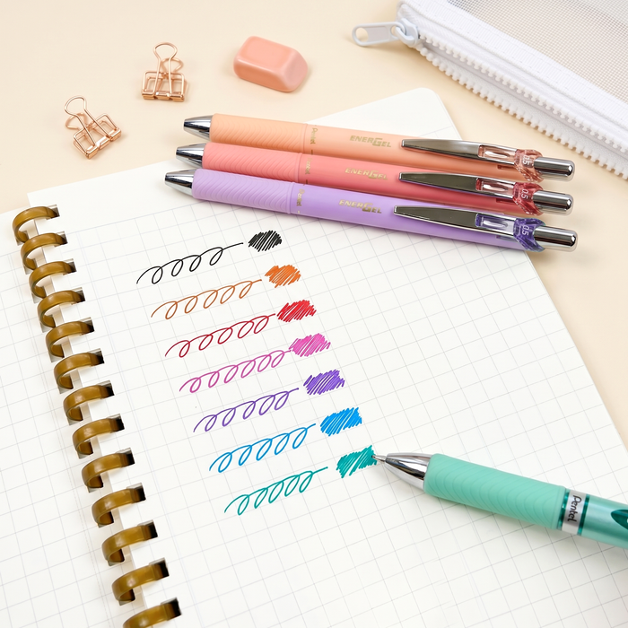 Pentel Energel Soft Color Gel Pen - Kohare Series