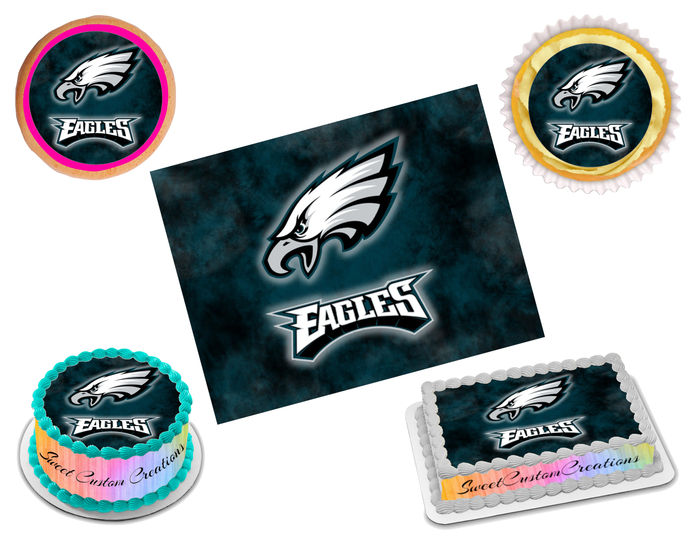 Philadelphia Eagles Edible Image Frosting Sheet #19 (70+ sizes)