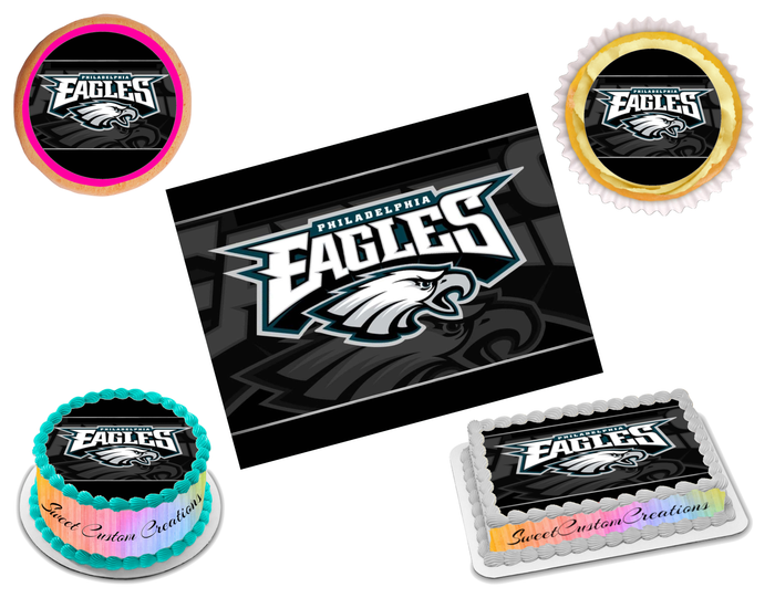 Philadelphia Eagles Edible Image Frosting Sheet #2 (80+ sizes)