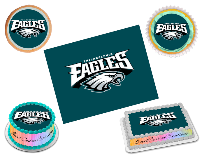 Philadelphia Eagles Edible Image Frosting Sheet #37 (70+ sizes)