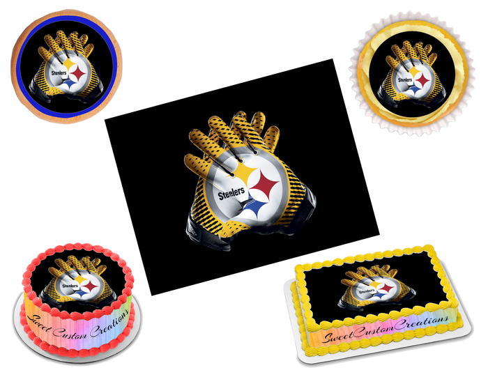 Pittsburgh Steelers Edible Image Frosting Sheet #16 (70+ sizes)