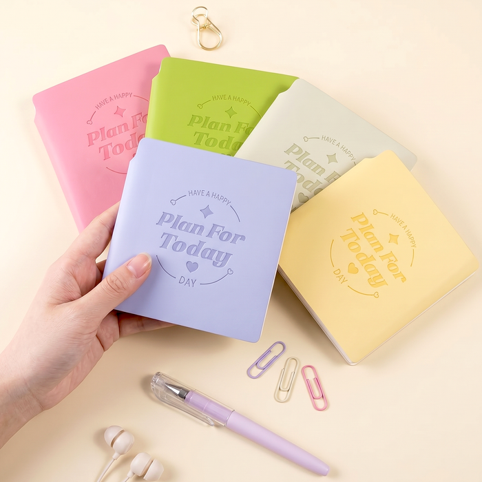 Plan For Today Square Pocket Planner + Pen