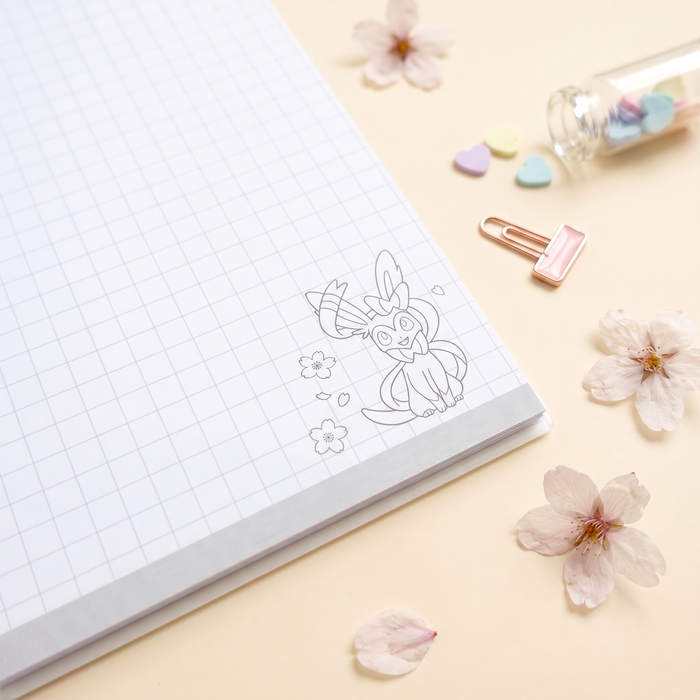 Pokémon A6 Spiral Notebook - Limited Edition - Petal Scatter