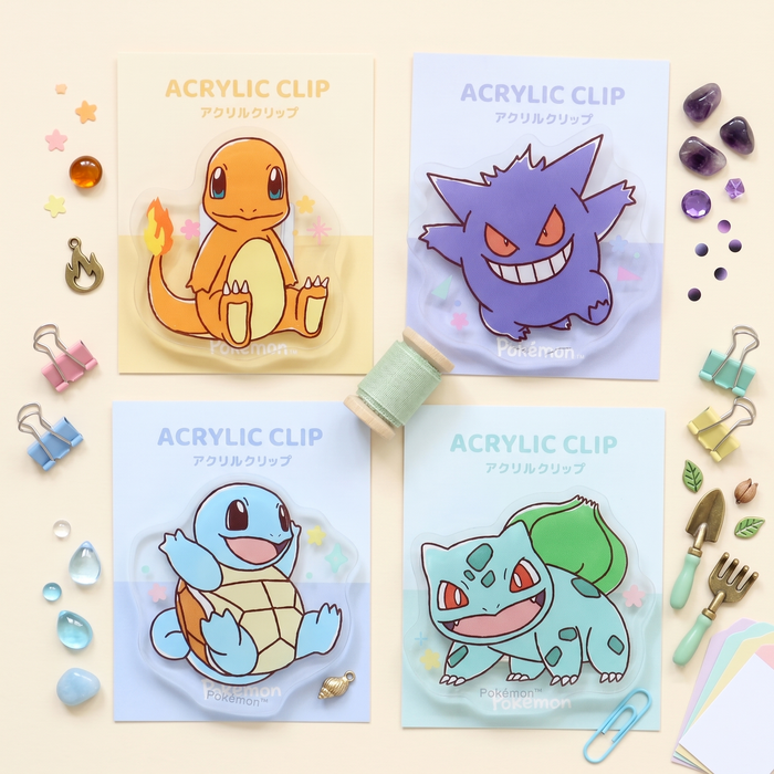 Pokemon Die-Cut Acrylic Clip