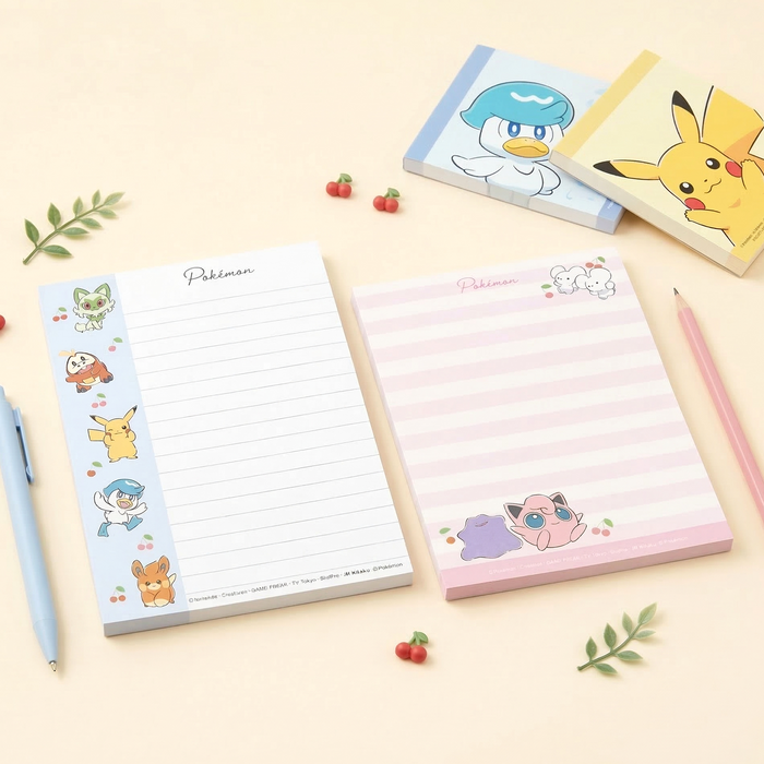 Pokemon Pocket Monsters Large Notepad - Limited Edition - Blue