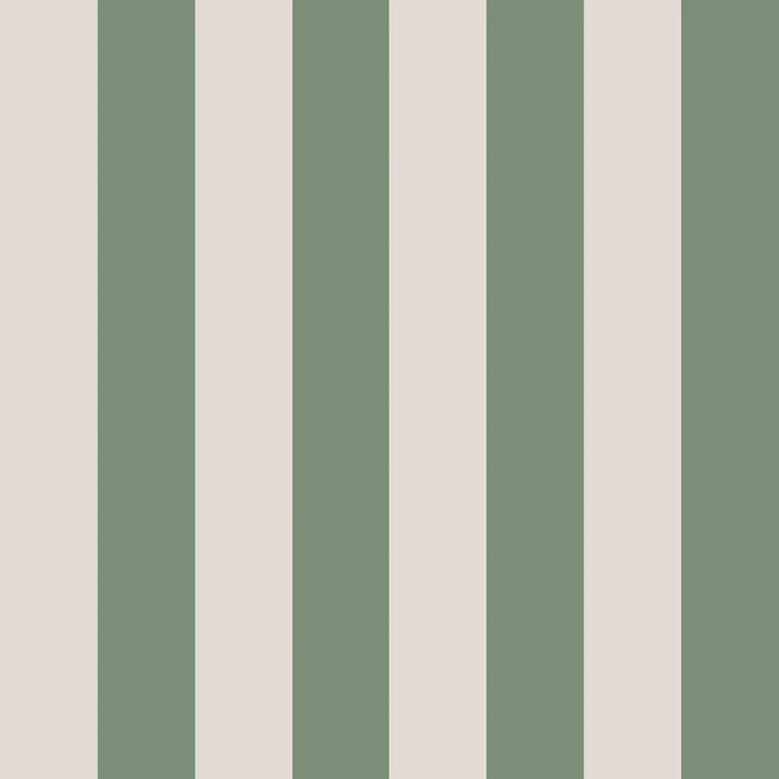 Portofino Stripes Green Wallpaper