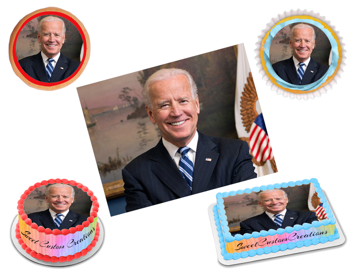President Joe Biden Edible Image Frosting Sheet #7 (70+ sizes)