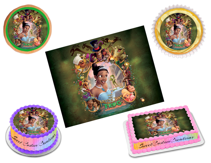 Princess Tiana Edible Image Frosting Sheet #11 (70+ sizes)