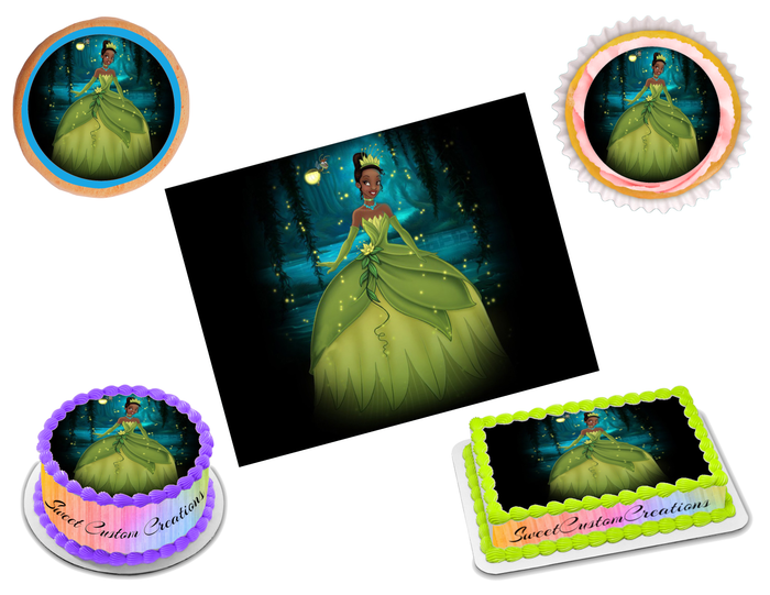 Princess Tiana Edible Image Frosting Sheet #48 (70+ sizes)